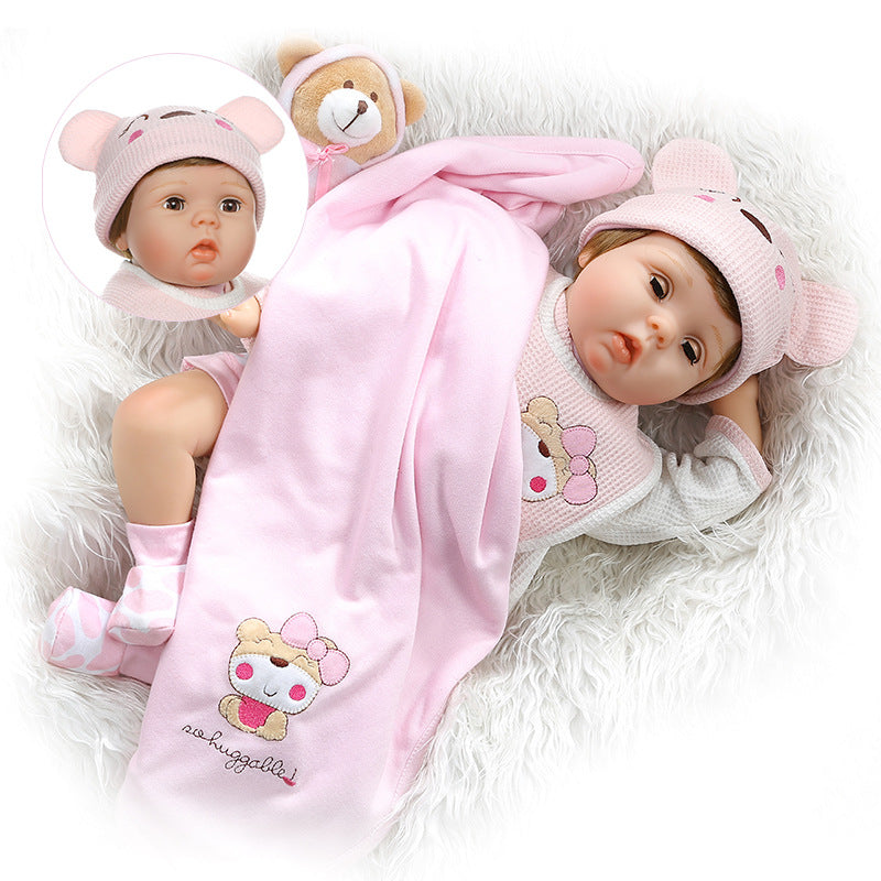 55CM Realistic Reborn Baby Dolls Girl Blinking Eyes Weighted Body Vinyl Silicone 22 Inch Reborn Dolls | Weighted Body Vinyl Silicone 22 inch Reborn Dolls