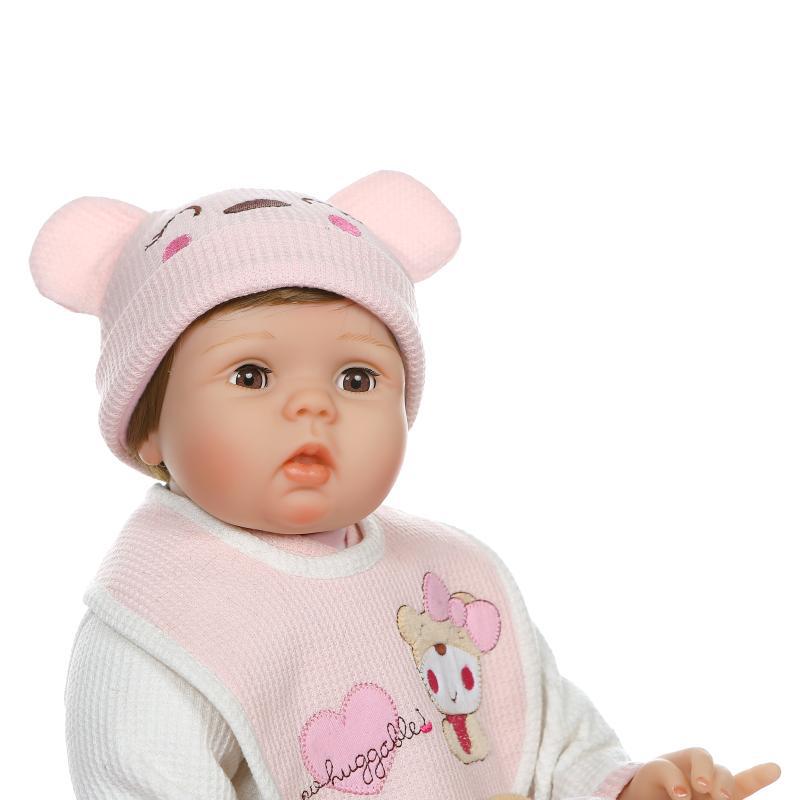 55CM Realistic Reborn Baby Dolls Girl Blinking Eyes Weighted Body Vinyl Silicone 22 Inch Reborn Dolls | Weighted Body Vinyl Silicone 22 inch Reborn Dolls
