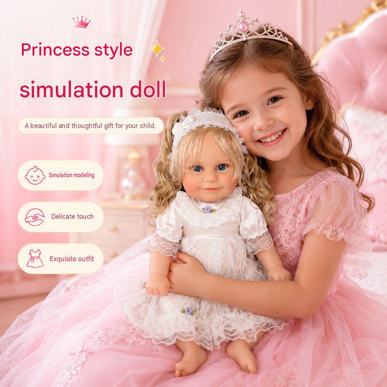 True‑to‑Life 20 Inch with Full Vinyl Body Doll, Great Interactive Present for Birthday Milestones and Holiday Seasons