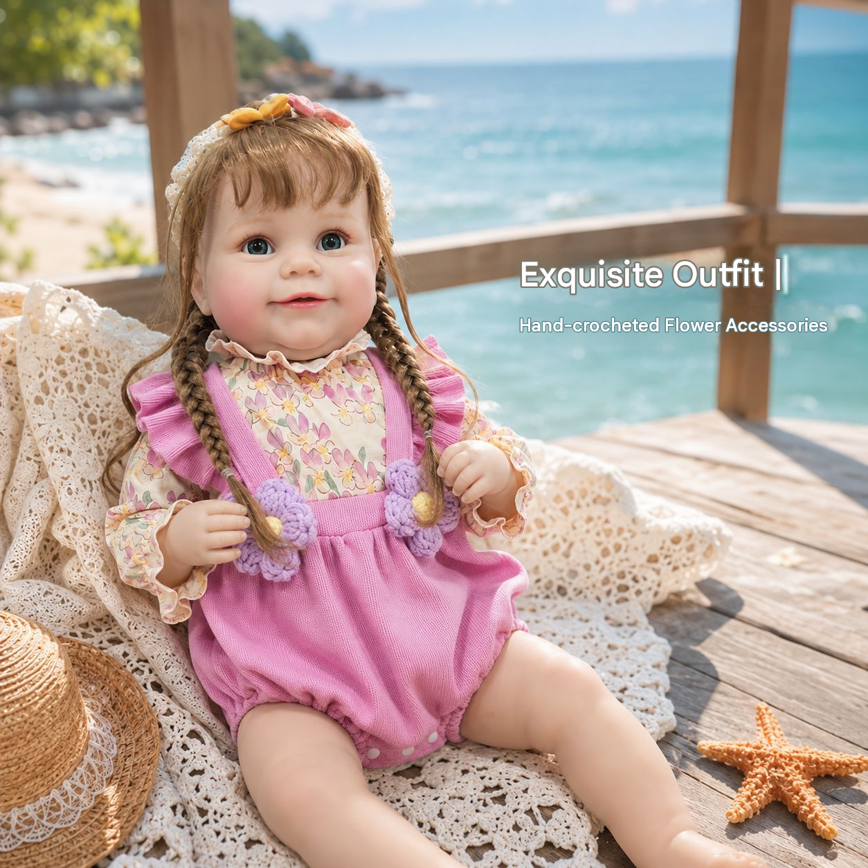 Thoughtful 24 Inch with Cloth Body Doll, Ideal Gift Choice to Mark Birthdays and Holiday Festivities