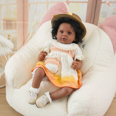 60cm Realistic African American Reborn Doll