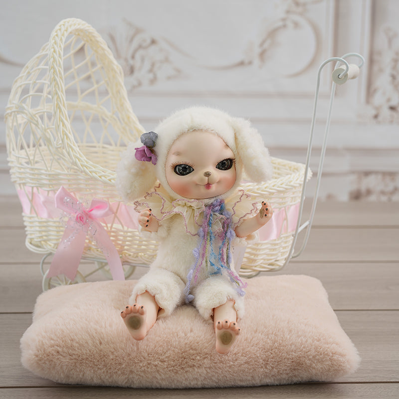 Posable Porcelain Puppy Doll Ball-Jointed Doll (BJD) 10 Inch/25cm