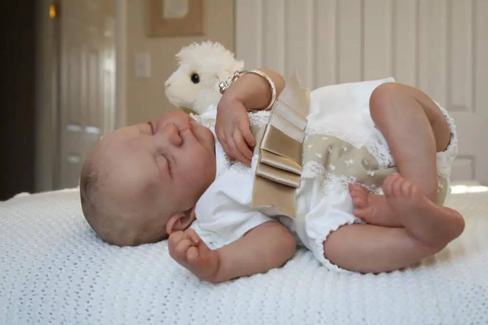 20-Inch/50CM hand-drawing reborn baby doll premie baby boy hair lifelike boy lifelike real soft touch cuddly baby