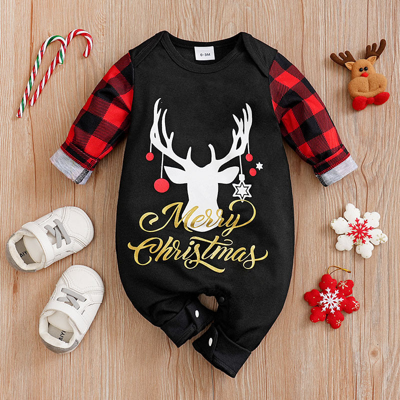 Suitable for 23/26/28 inch Christmas baby bodysuits