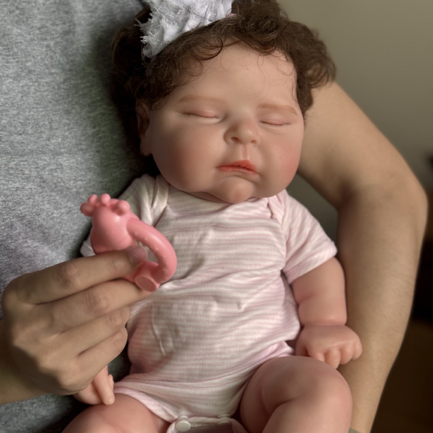 18 inch Washable Bendable Full Soild Silicone Reborn Doll Full Clothes Kit Premium Holiday Present for Doll Enthusiasts