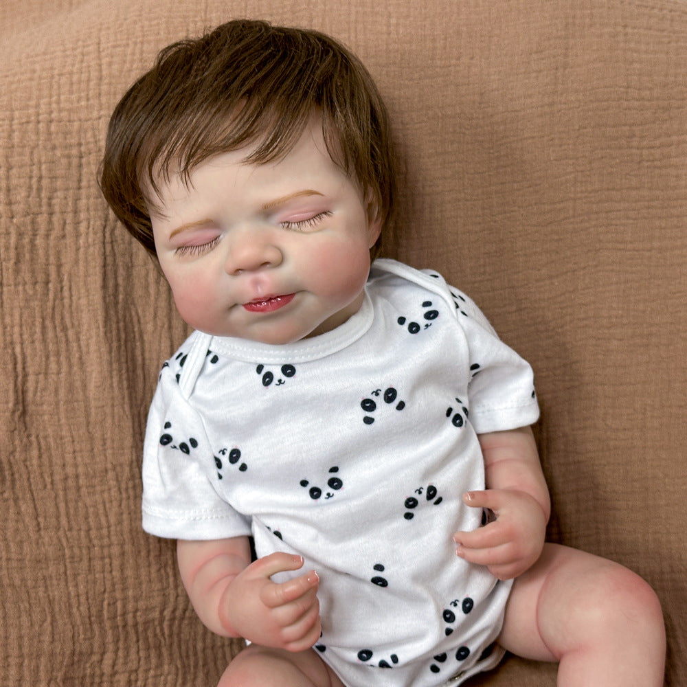 20 Inch Full-Vinyl Lifelike Sleepy Baby Doll, Timeless Keepsake for Birthdays and Holiday Gift Seasons