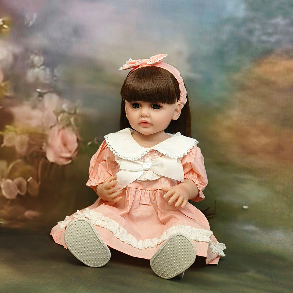 22 Inch with Full Vinyl Sound‑Sensor Reborn Doll, Engaging Companion Play Toy, Perfect Present for Kids & Adult Collectors on Special Days