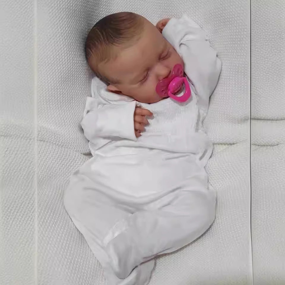 19inch Reborn Baby Dolls with Full Vinyl Body Girl Doll Newborn Kids Gift