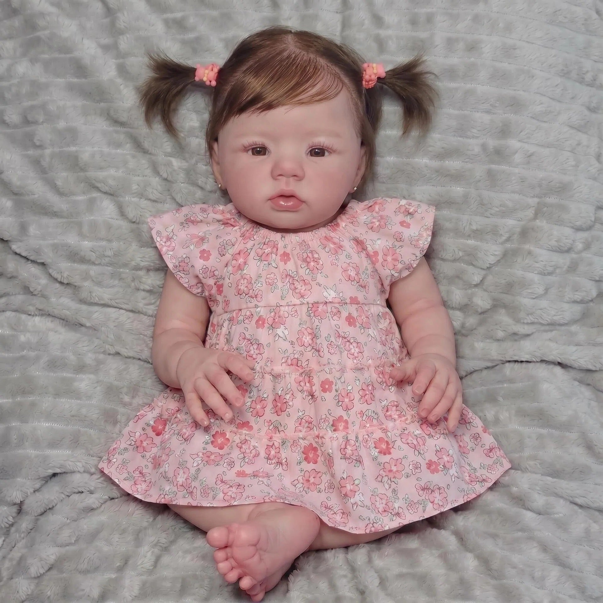 19 inch with full vinyl reborn doll, serves as immersive pretend play toy for little girls and emotional comfort companion for adult hobbyists, great birthday and holiday gift option