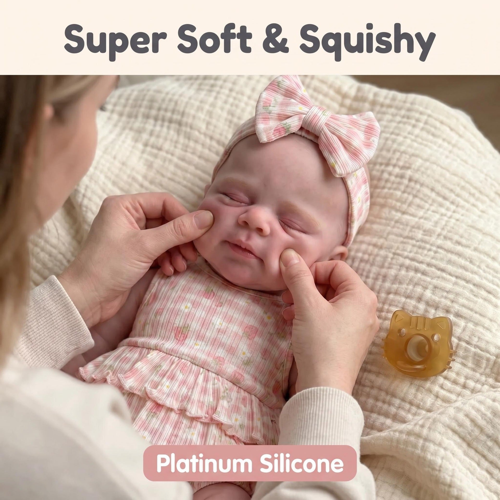 18 inch with Full Silicone Reborn Doll, Fun Role-play Toy For Young Kids & Stress-relief Companion For Adult Doll Fans, Premium Birthday And Holiday Gift Option