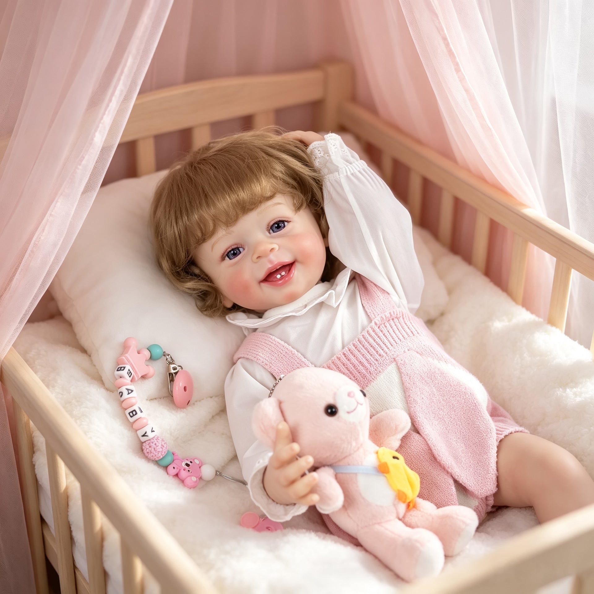 22 Inch with Full Vinyl Lifelike Reborn Doll, Heartfelt Companion Item, Go‑to Gift Choice for Holiday Seasons and Birthdays