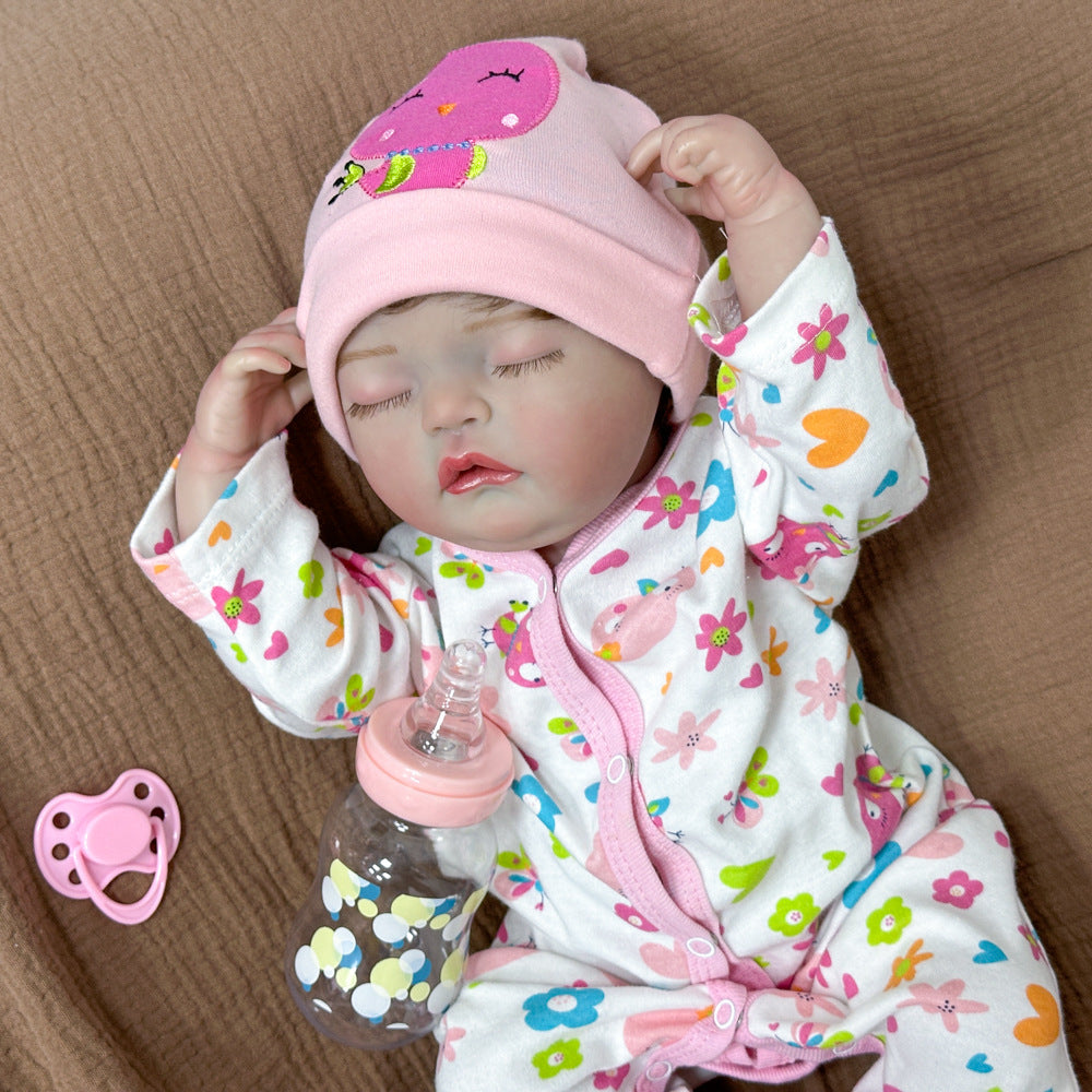 20 Inch Full Vinyl Doll, Lovely Birthday Gift for Doll Enthusiasts
