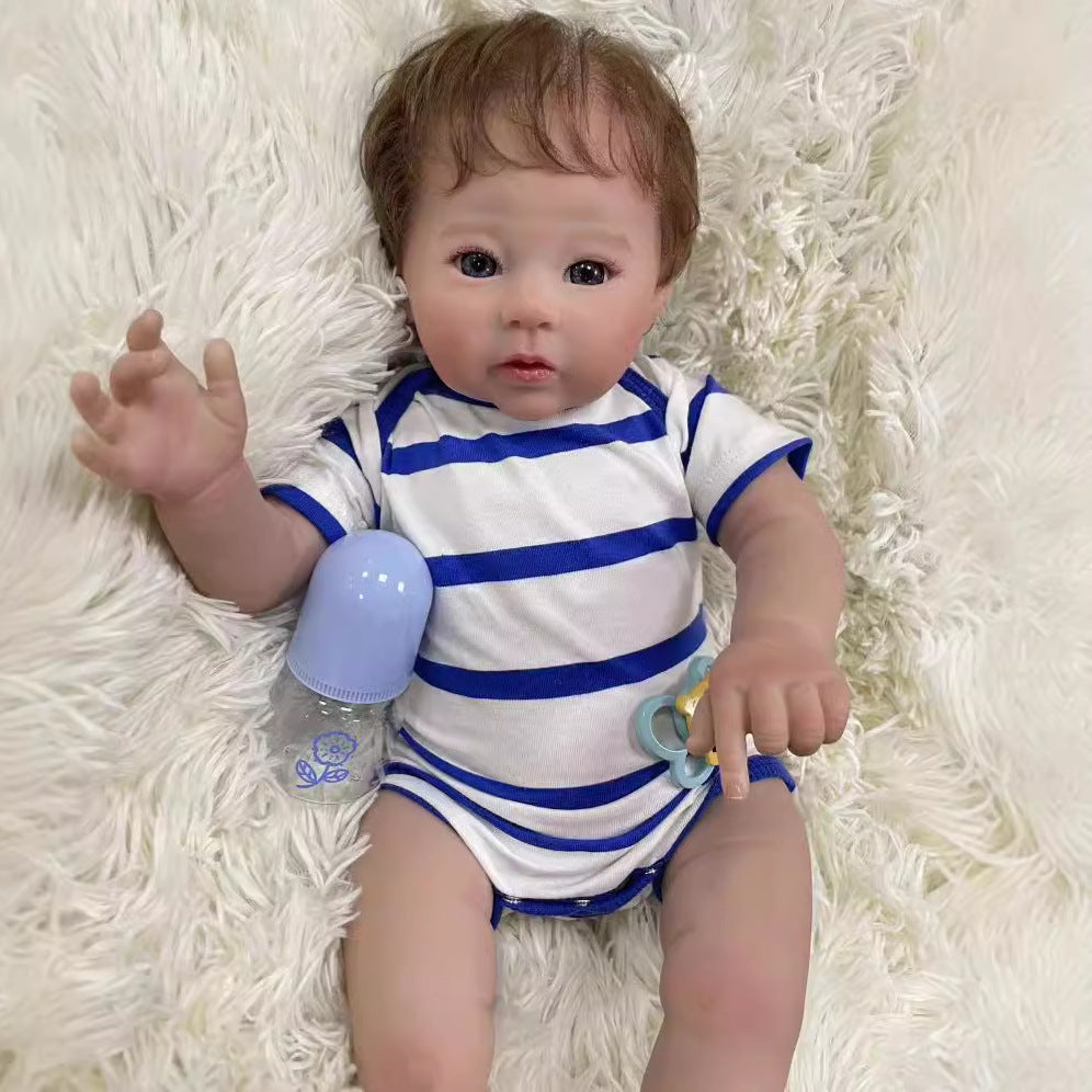 20Inch Lifelike Reborn Baby Dolls with Cloth Body 3D Skin Handmade Doll Kids Toy for Girls Reborn Dolls