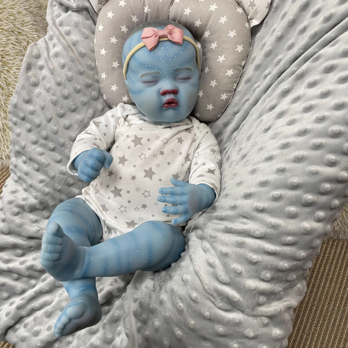 20 inch Cloth‑Body Fantasy Alien Reborn Doll, Perfect Keepsake for Birthdays & Holiday Celebrations