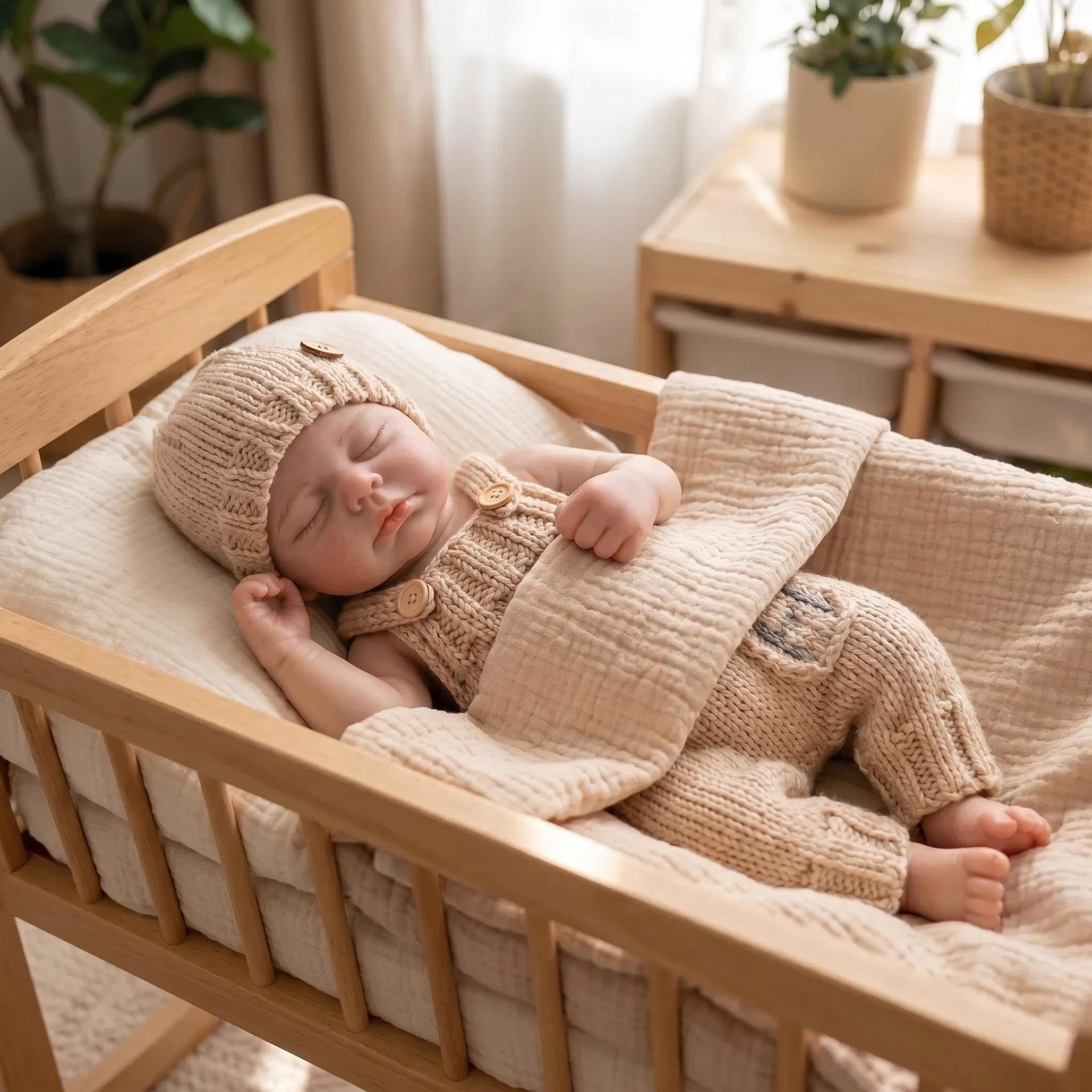 18 inch with Full Silicone Reborn Doll, Great Present to Celebrate Birthdays, Christmas and Other Western Festivals for Doll Lovers of All Ages