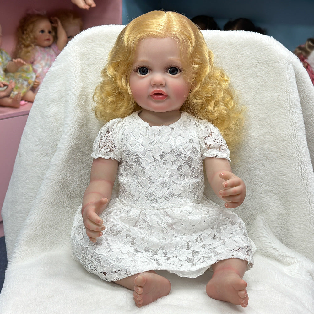 22 Inch Full‑Vinyl Lifelike Reborn Doll, Cherished Heirloom for Birthday Parties and Holiday Shopping Seasons