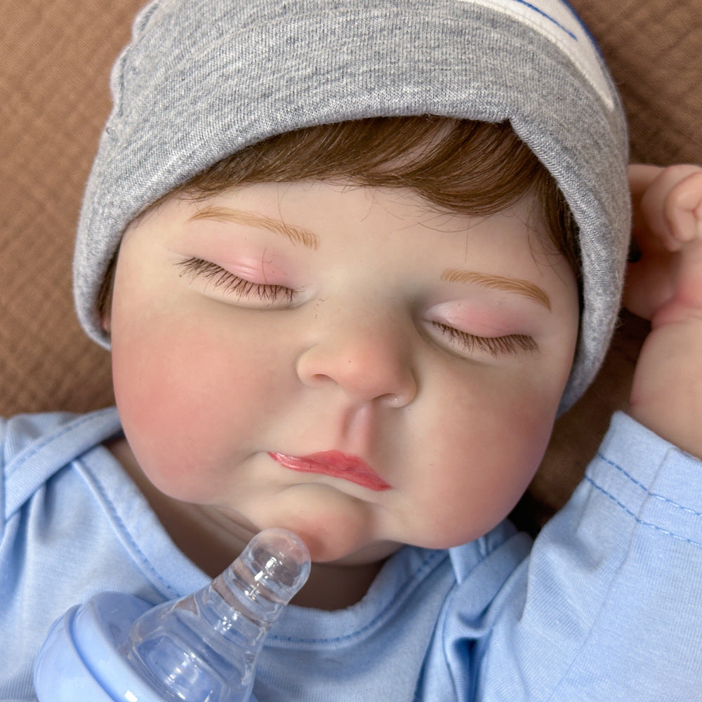 Realistic 20 inch Full Vinyl Baby Doll, Lifelike Companion, Perfect Present for Birthday, Holiday and Collection