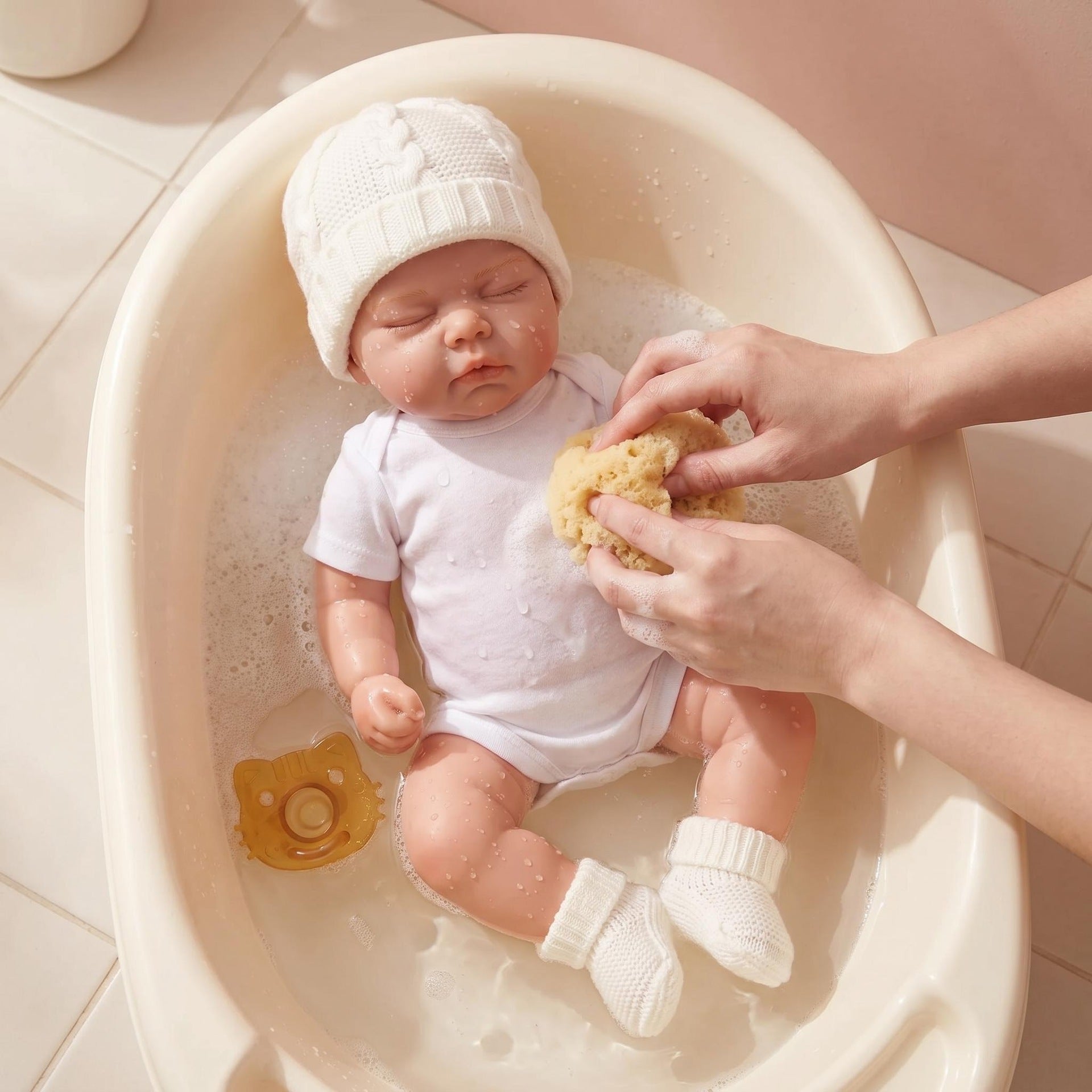 Lovely Holiday Gift--20 inch with Full Silicone Sleeping Baby, Perfect Birthday Gift for Kids