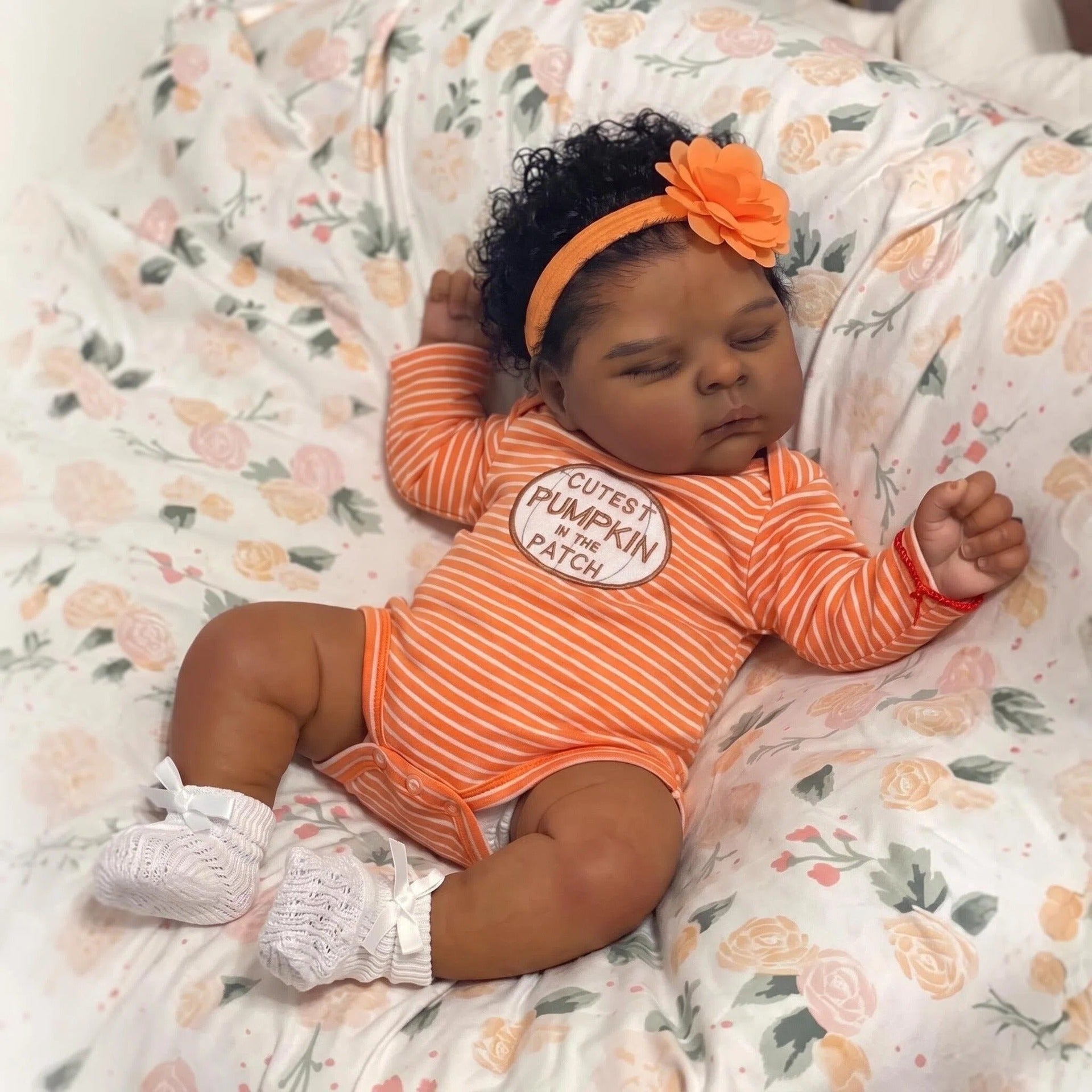 19 Inch with Soft Cloth Body Reborn Baby, Practical gift for birthdays, Halloween and western holidays