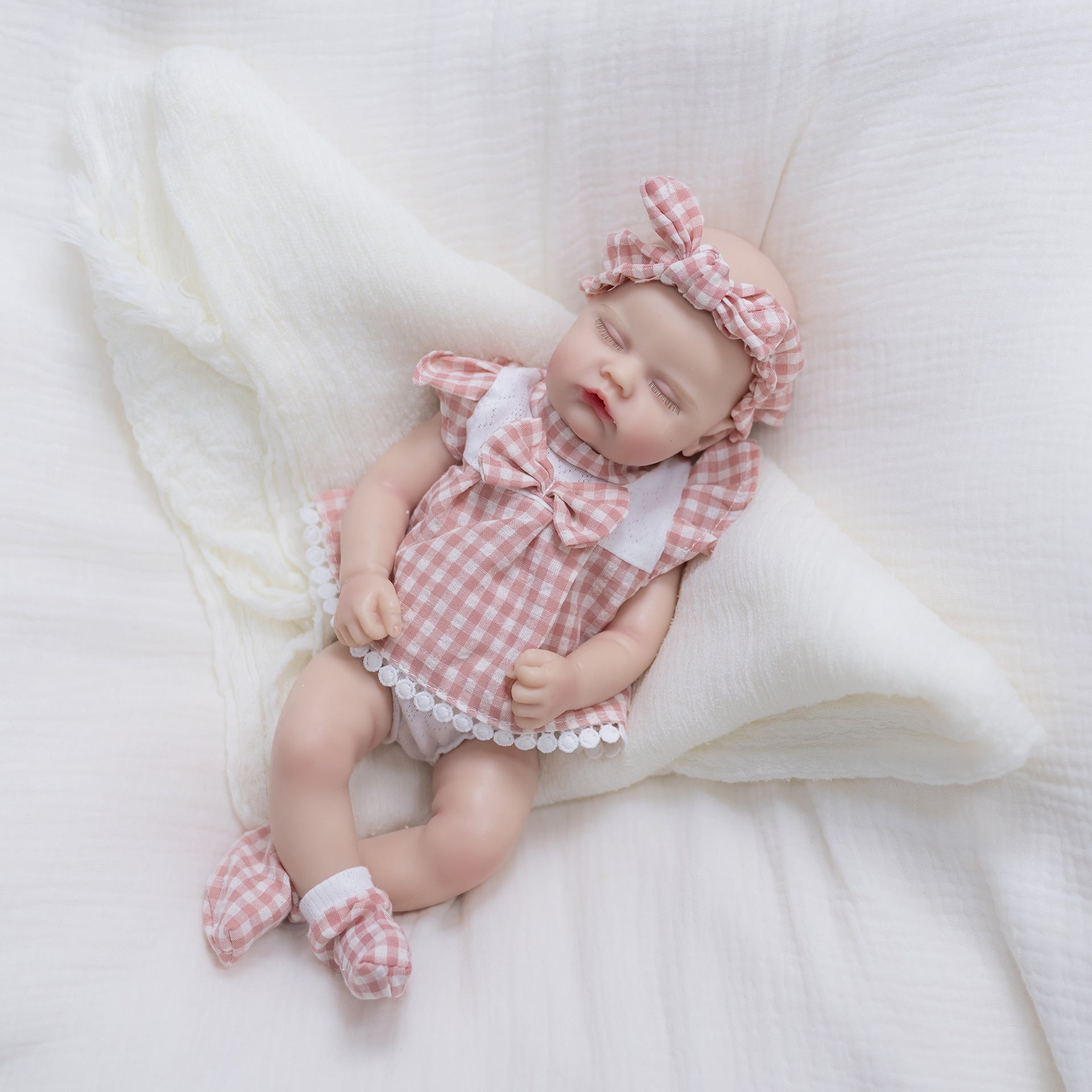 12 Inch with Full Silicone Lifelike Reborn Doll, Supports Pretend‑Play & Home Display, Flexible Gift Option for Holiday Seasons and Birthday Parties