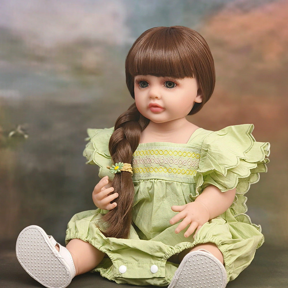 22 Inch with Full Vinyl Sound‑Sensor Reborn Doll, Engaging Companion Play Toy, Perfect Present for Kids & Adult Collectors on Special Days