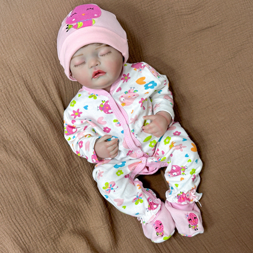 20 Inch Full Vinyl Doll, Lovely Birthday Gift for Doll Enthusiasts