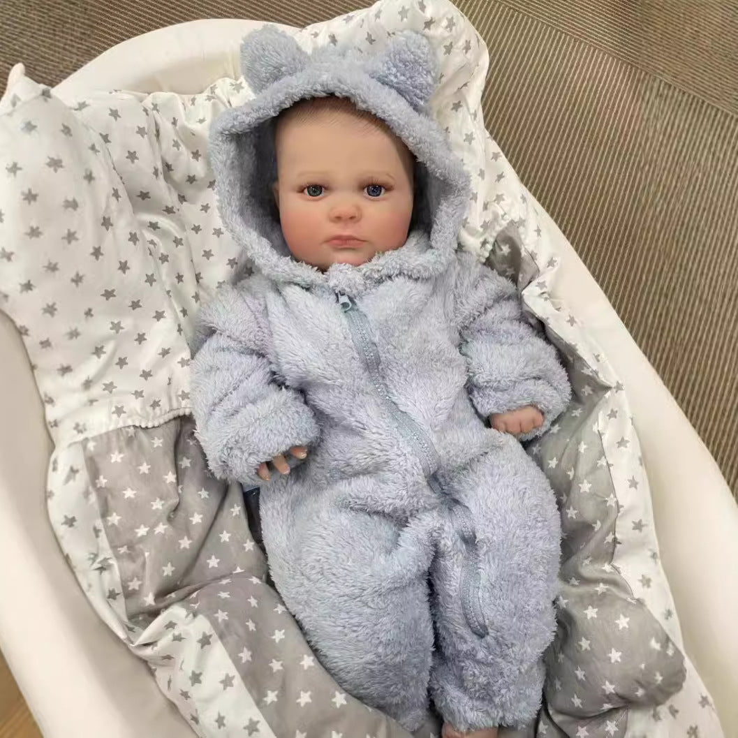 24inch Infant Cloth Body Newborn Reborn Baby Dolls Sweet Handmade Gifts for Girls
