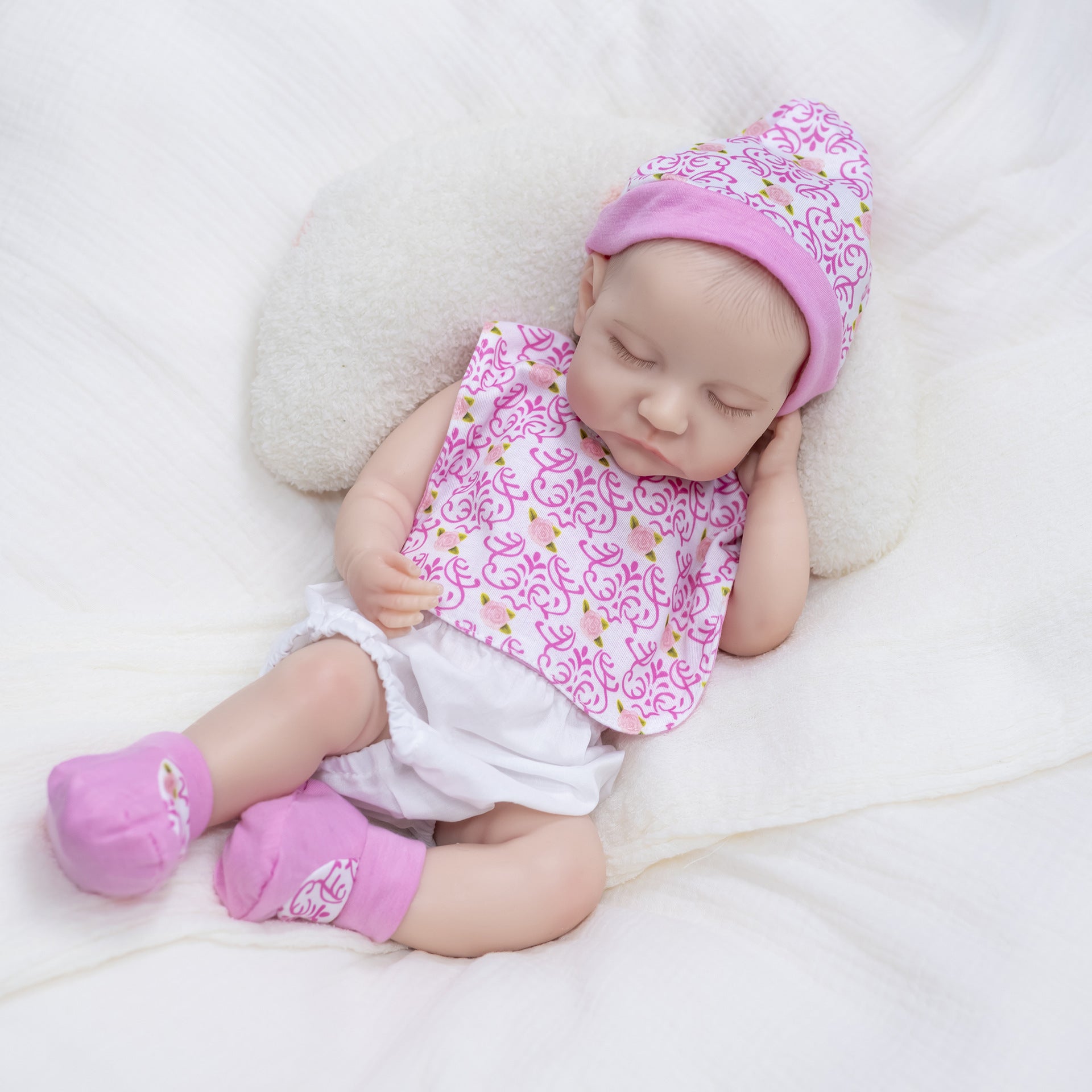 Realistic 12 Inch with Full Silicone Reborn Doll, Thoughtful Present for Children and Adult Collectors for Holidays & Birthdays