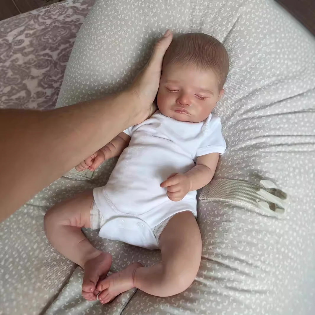19inch Reborn Dolls with Cloth Body Touch Soft Newborn Baby Dolls Toys for Girls Reborn Dolls