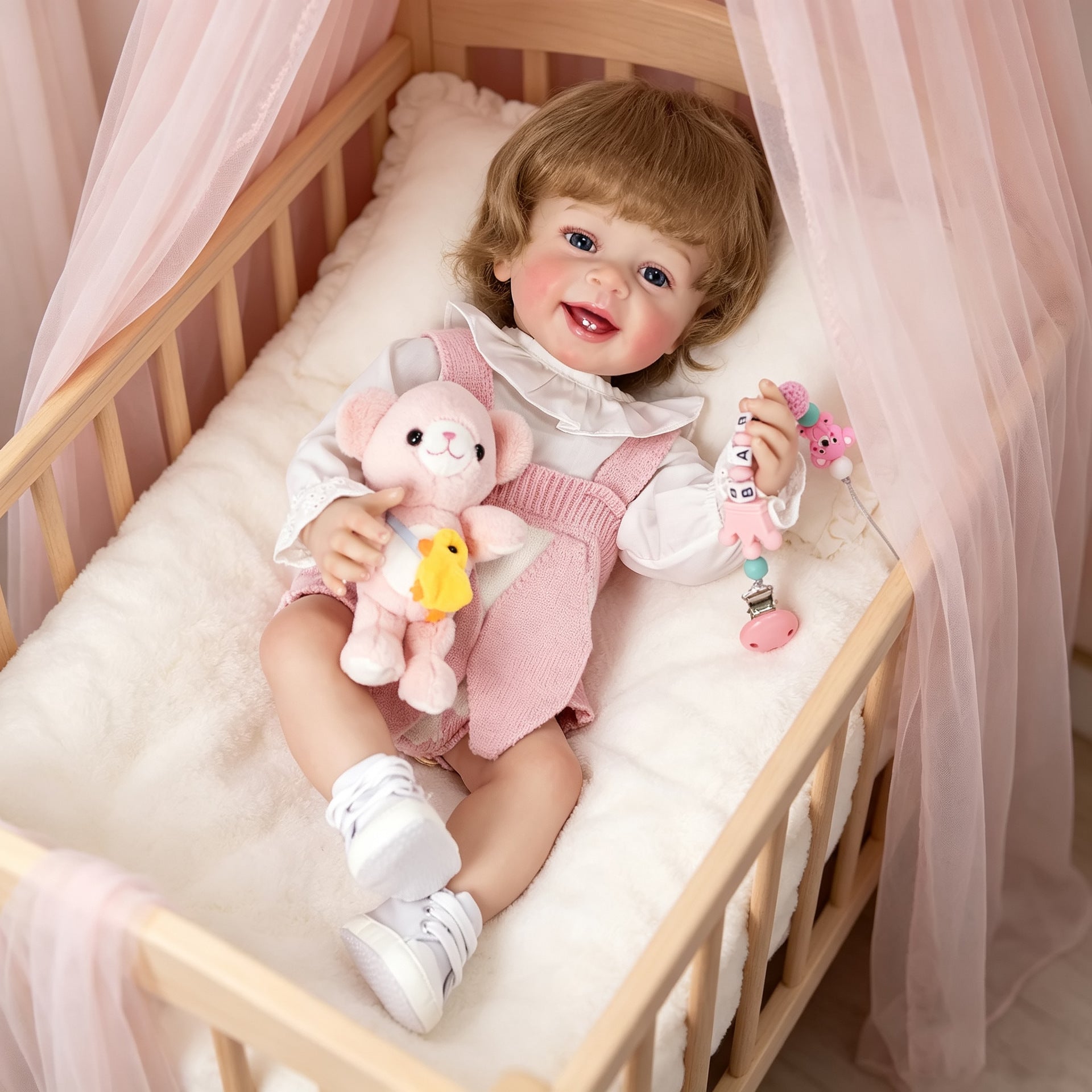 22 Inch with Full Vinyl Lifelike Reborn Doll, Heartfelt Companion Item, Go‑to Gift Choice for Holiday Seasons and Birthdays
