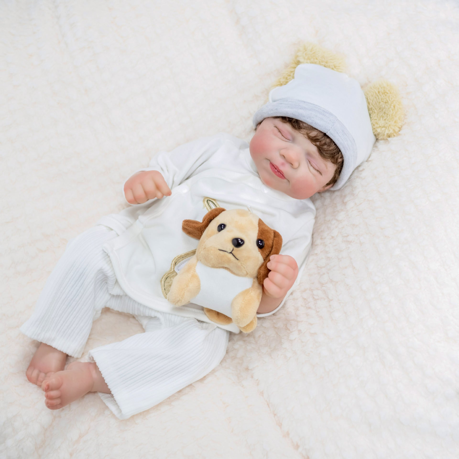 Detailed 18 inch with Full Vinyl Reborn Doll, Collectible Play Toy, Perfect Pick for Birthday Gifts and Seasonal Holiday Present Shopping