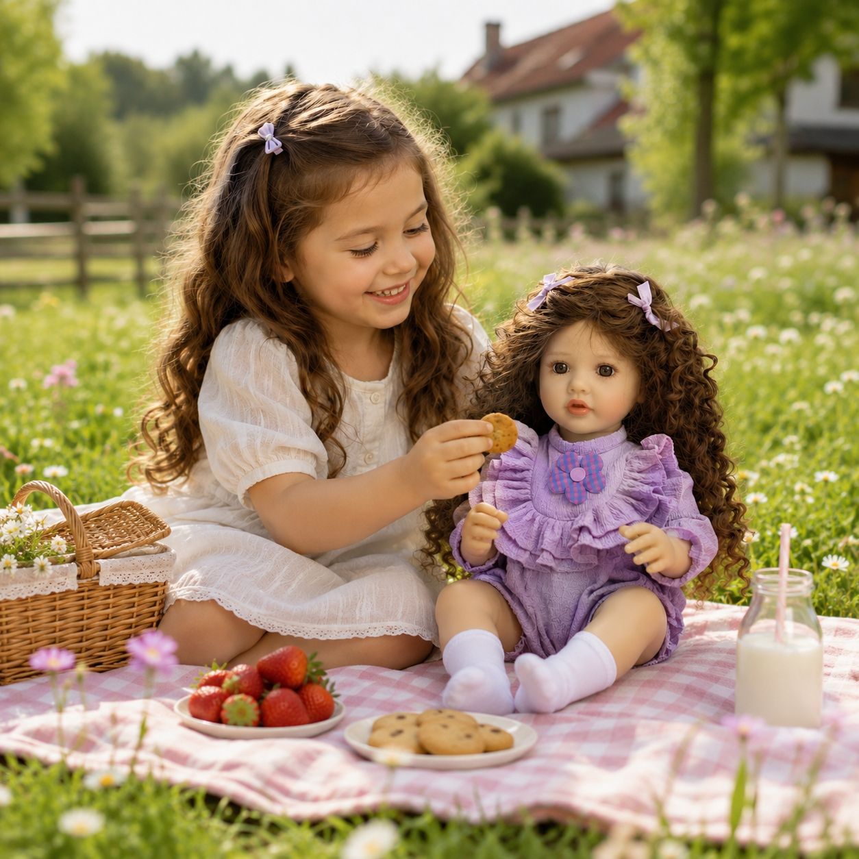 Lifelike 22 Inch with Full Vinyl Doll, Go‑to Gift for Birthdays, Holiday Events, For Kids and Adult Lovers