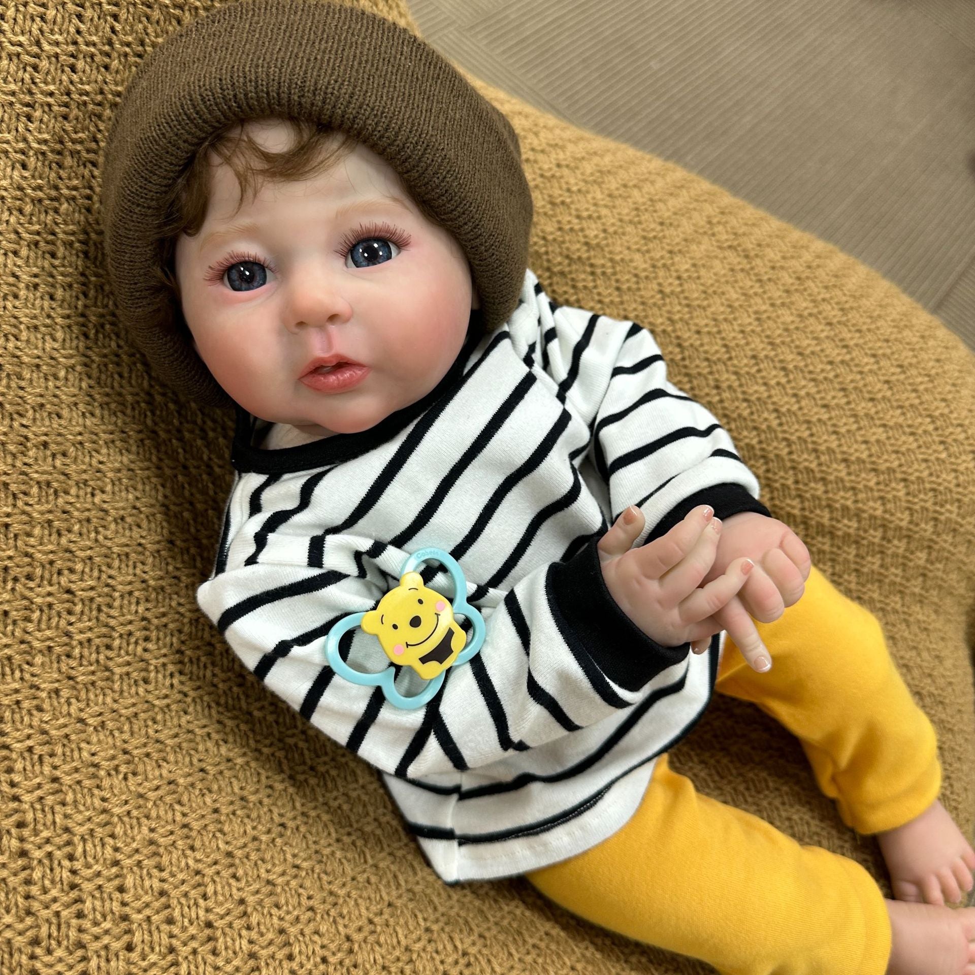 20inch with Cloth Body Touch Soft Newborn Baby Dolls Toys for Girls Reborn Dolls
