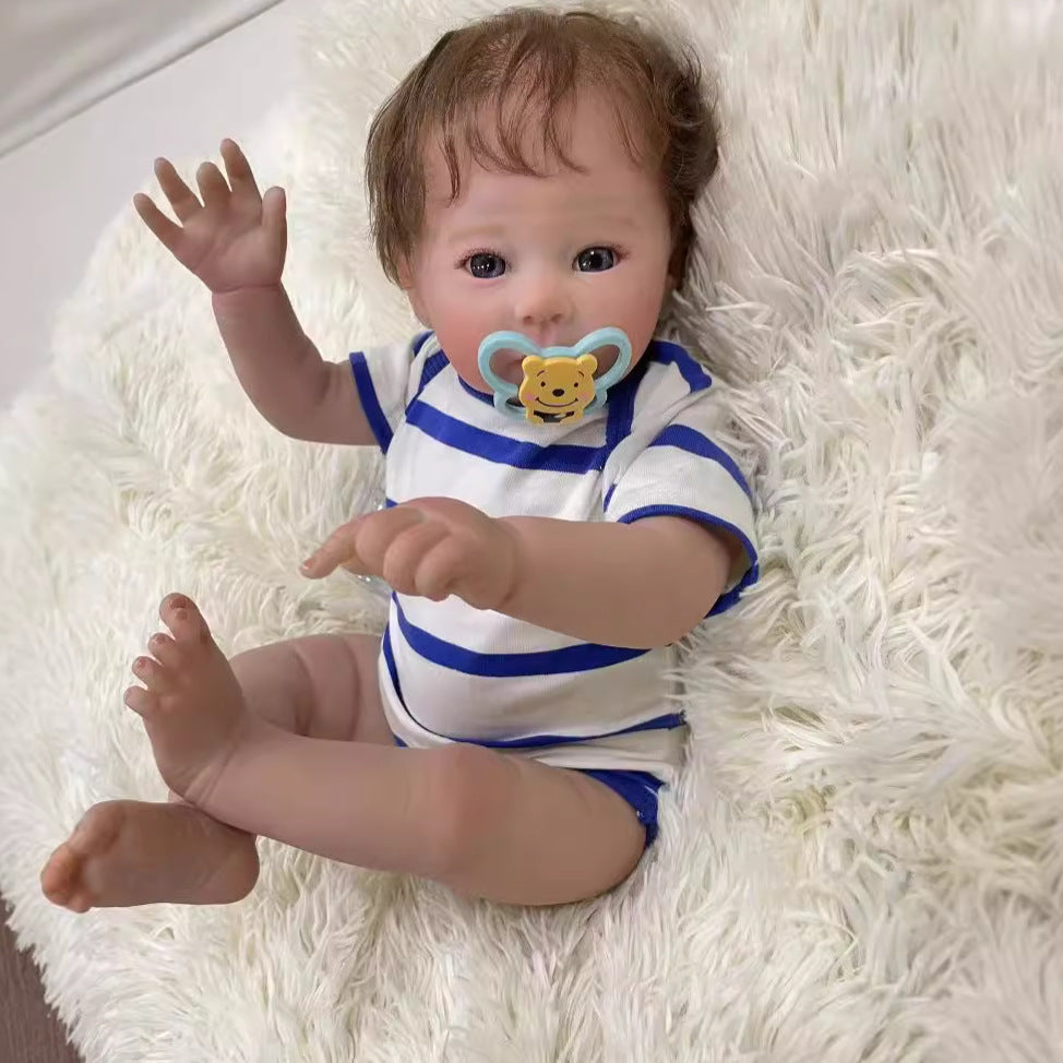 20Inch Lifelike Reborn Baby Dolls with Cloth Body 3D Skin Handmade Doll Kids Toy for Girls Reborn Dolls