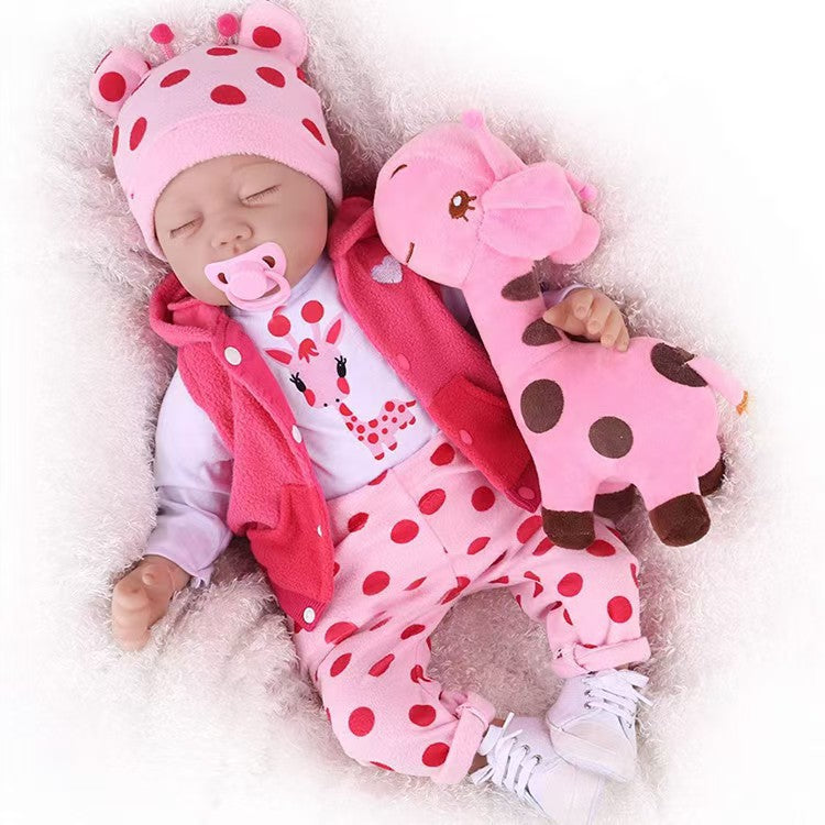 Sleeping Reborn Doll 22 inch With Cloth Body, With different styles, Festival Present Toy & Collector Gift For Girls