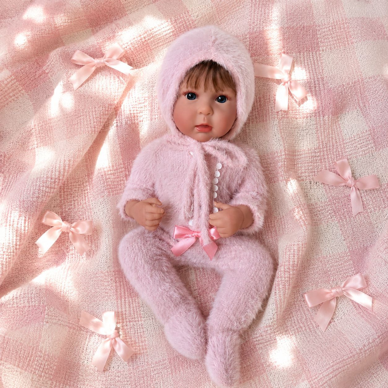 20 Inch Full‑Body Vinyl Realistic Baby Doll, Sweet Delicate Look, Great Keepsake for Kids and Adult Doll Collectors