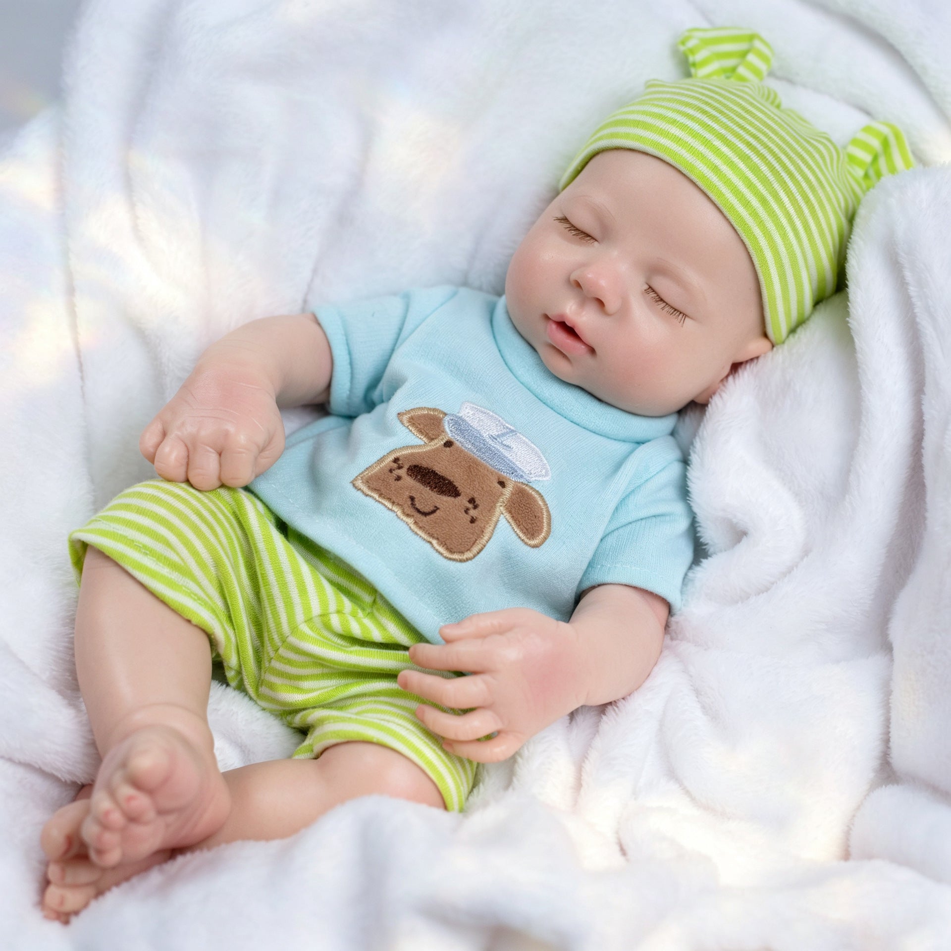 [Drink and Wet System] 13 Inch with Full Silicone Body Reborn Doll, Lifelike Play Companion, Perfect Present for Holiday Celebrations and Birthdays