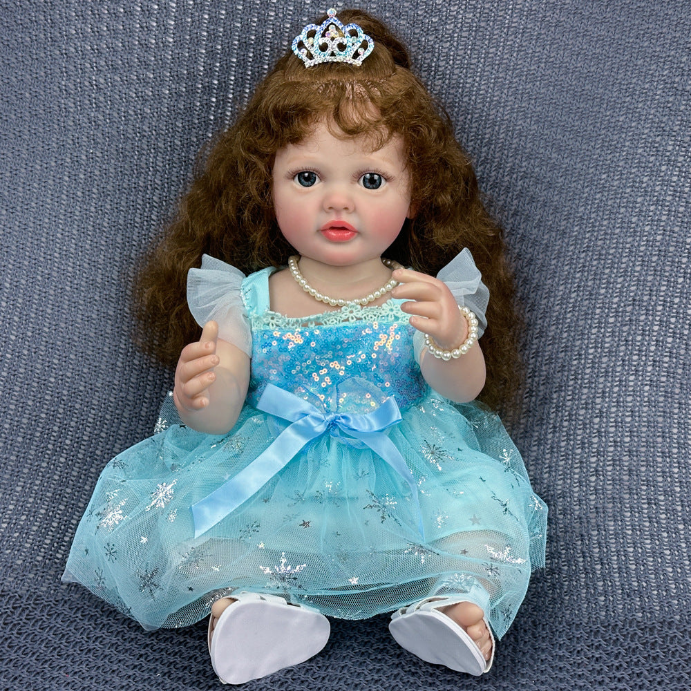 22 Inch Full‑Vinyl Lifelike Reborn Doll, Cherished Heirloom for Birthday Parties and Holiday Shopping Seasons
