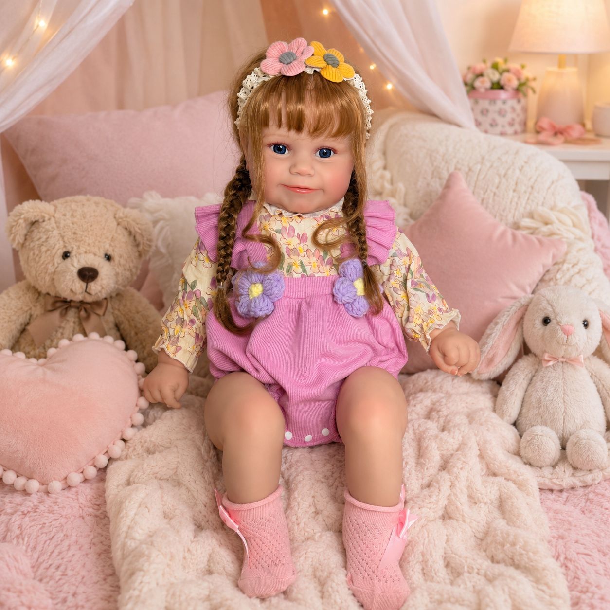 Thoughtful 24 Inch with Cloth Body Doll, Ideal Gift Choice to Mark Birthdays and Holiday Festivities