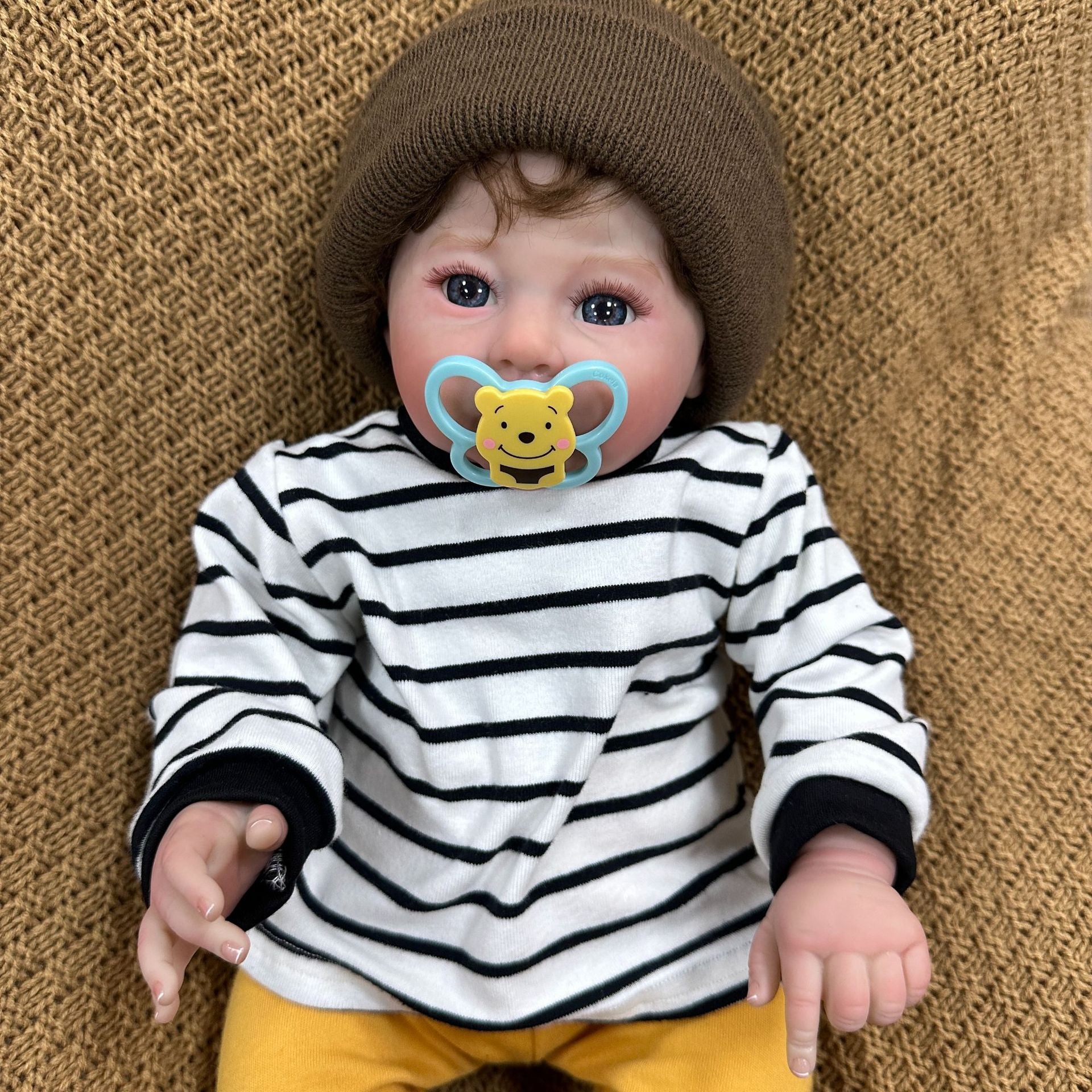 20inch with Cloth Body Touch Soft Newborn Baby Dolls Toys for Girls Reborn Dolls