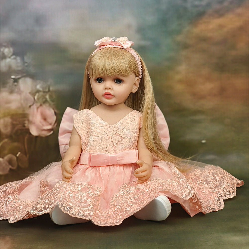 22 Inch with Full Vinyl Sound‑Sensor Reborn Doll, Engaging Companion Play Toy, Perfect Present for Kids & Adult Collectors on Special Days