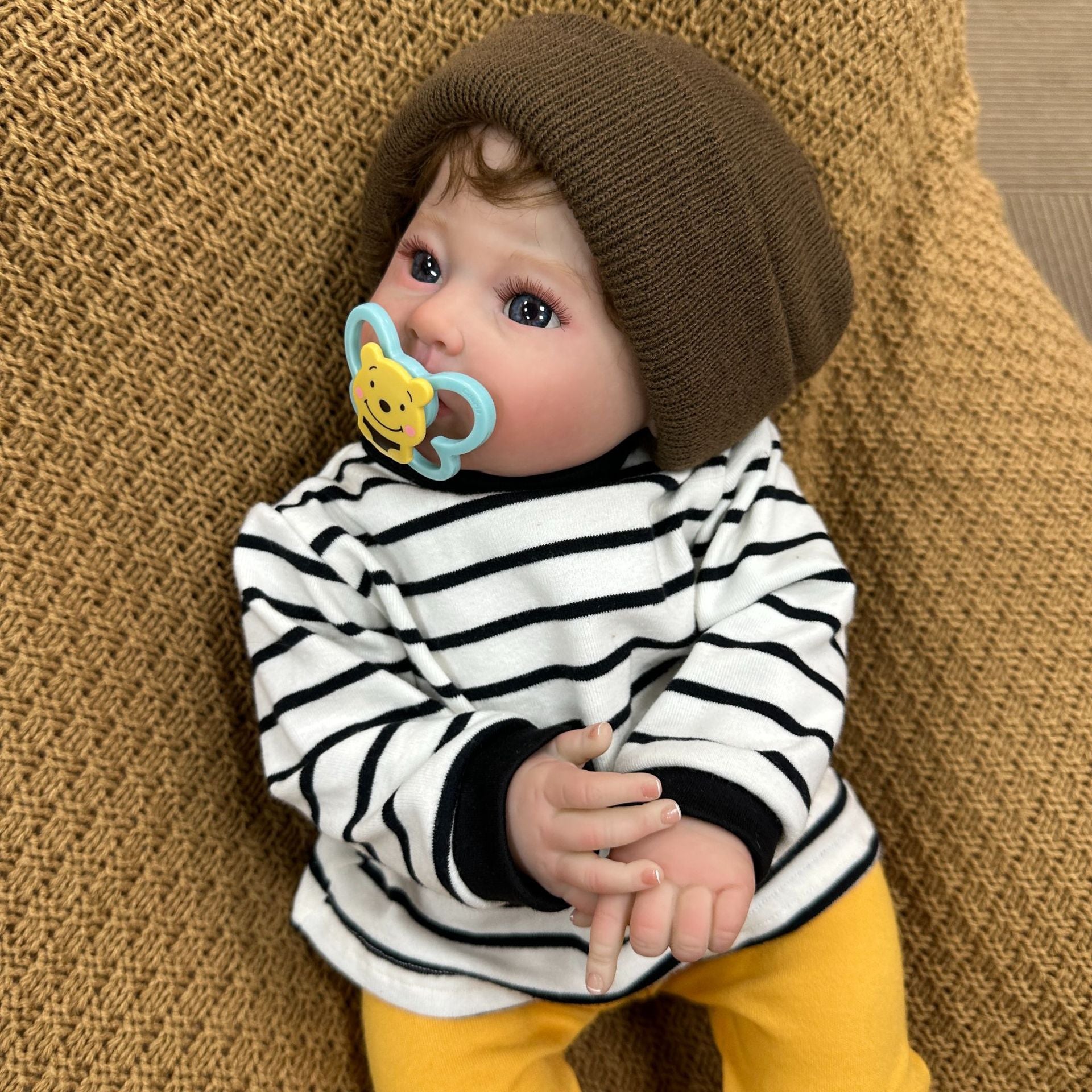 20inch with Cloth Body Touch Soft Newborn Baby Dolls Toys for Girls Reborn Dolls