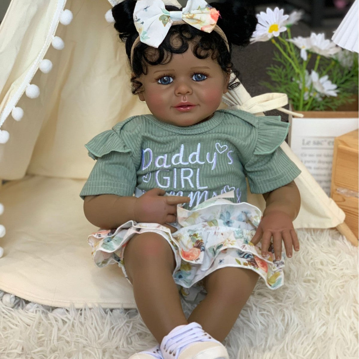 22 Inch Sound‑Sensor Reborn Doll with Full Vinyl & Cloth Body Versions, Engaging Playmate for Children and Adult Collectors for Special Occasions