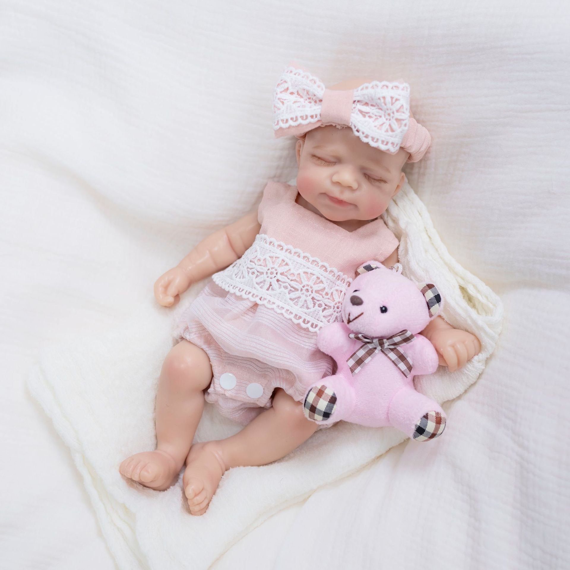 12 Inch with Full Silicone Body Reborn Collectible Toy, Soft‑Touch Companion, Well‑suited Gifting Pick for All‑Age Birthday & Holiday Occasions