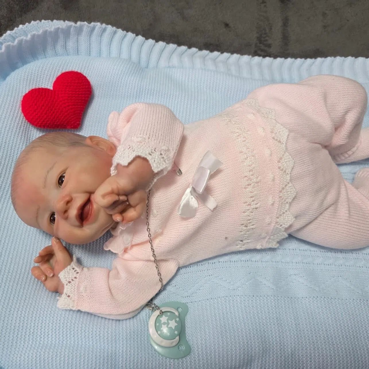 19inch Full body silicone vinyl Reborn Doll Newborn Baby doll