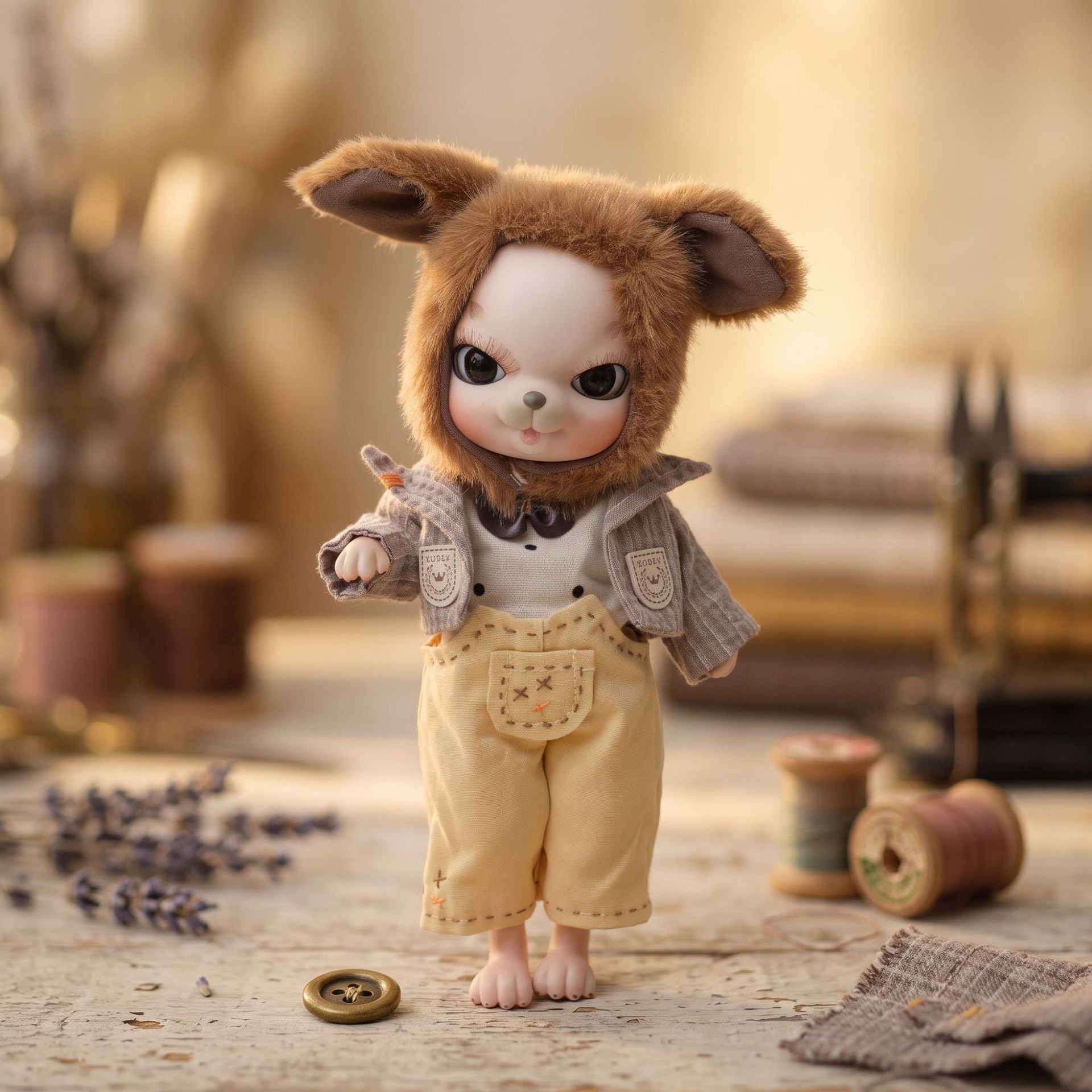 10 inch Delicate ceramic body doll with ball joint design, Toy Gift for Girls & Doll Collectors