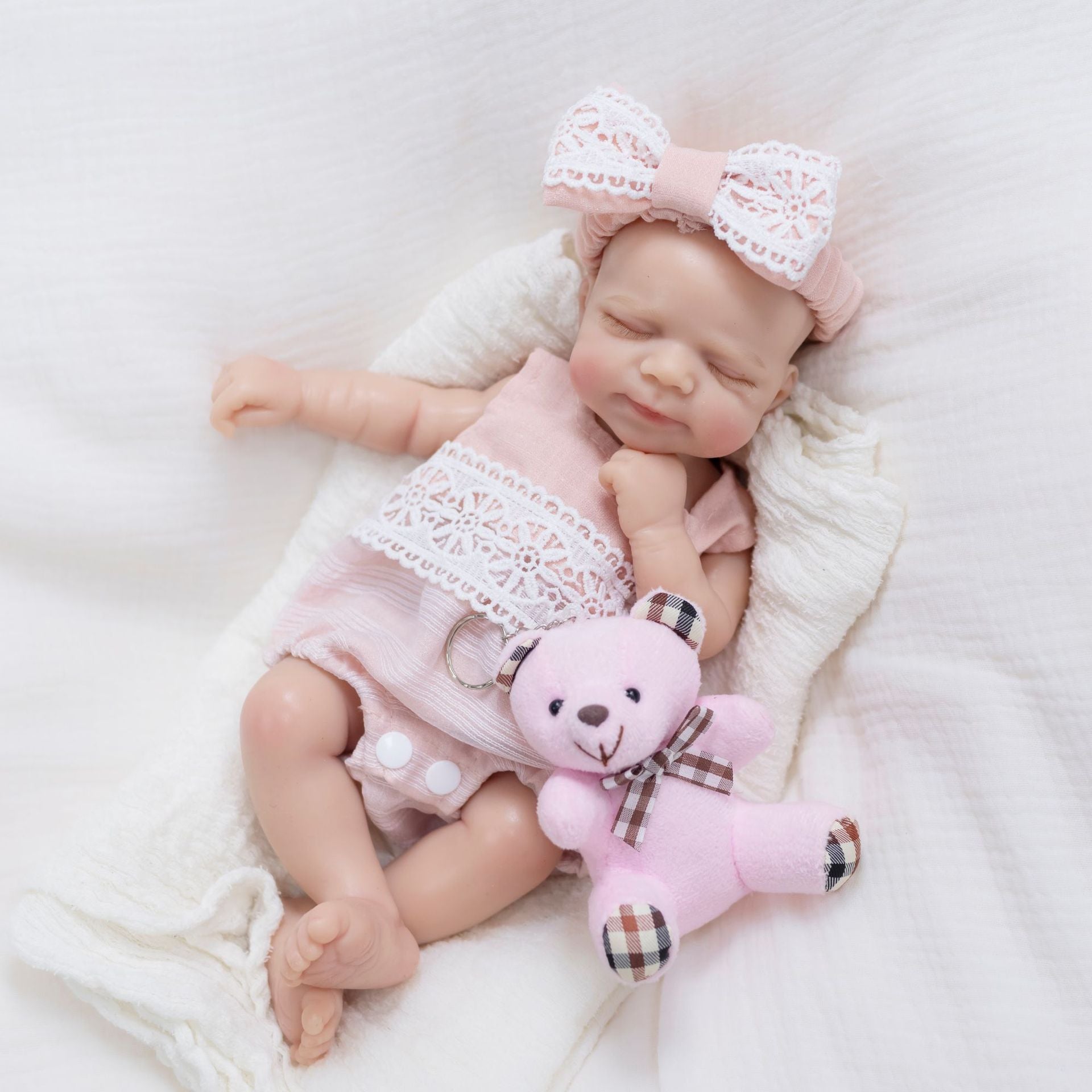 12 Inch with Full Silicone Body Reborn Collectible Toy, Soft‑Touch Companion, Well‑suited Gifting Pick for All‑Age Birthday & Holiday Occasions