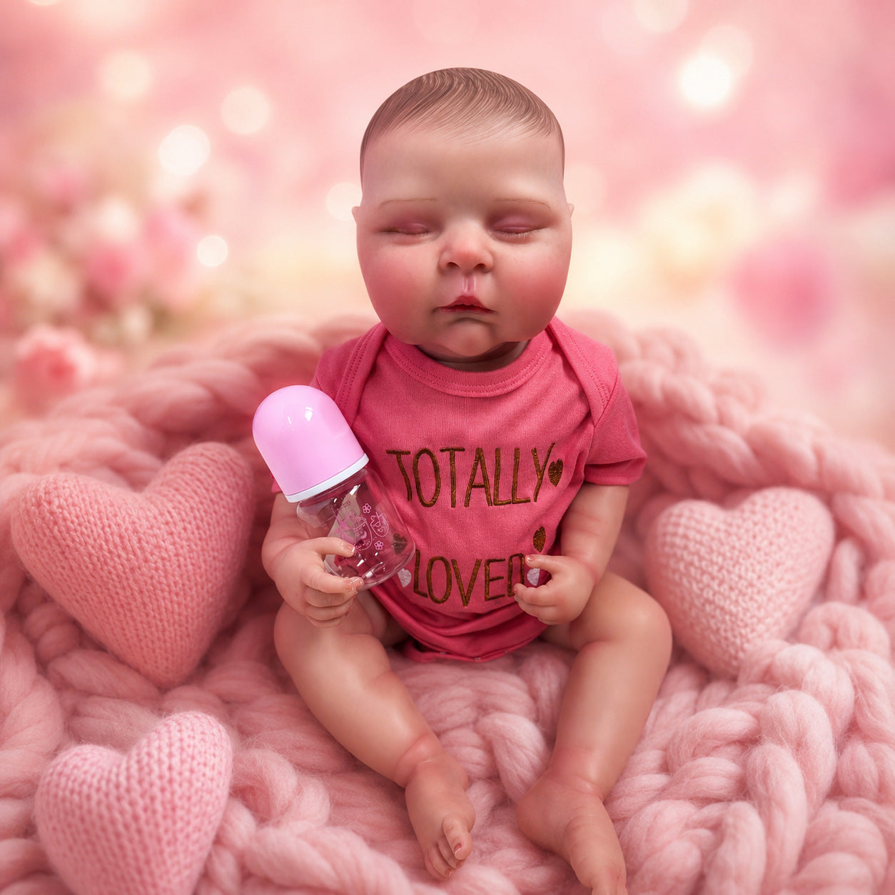 20 Inch Full Vinyl Realistic Sleeping Doll, Delicate Baby‑Like Details, Ideal Keepsake for Kids and Adult Doll Collectors