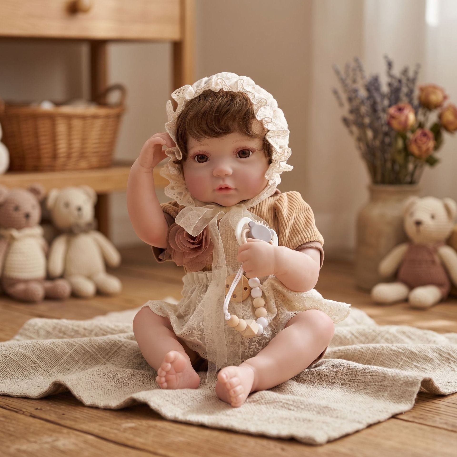 20 Inch Full‑Body Vinyl Doll, Multiple Styles to Choose From, Wonderful Gift for Birthdays & Holiday Celebrations