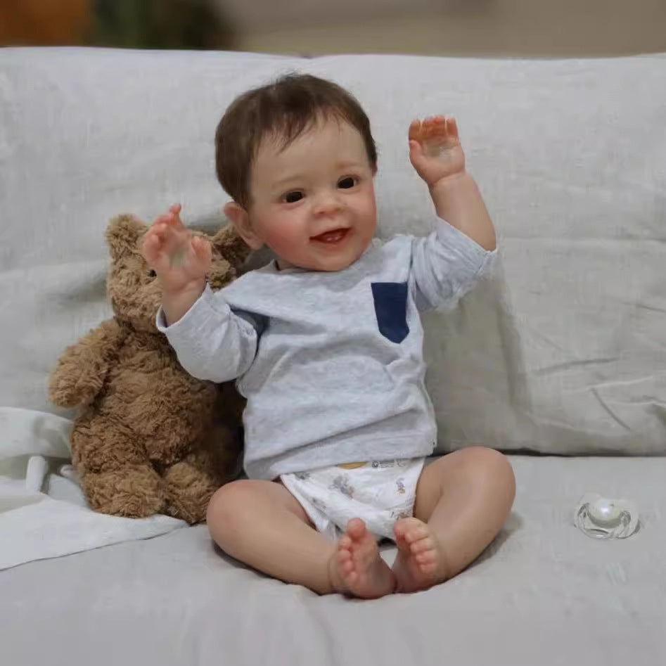 23Inch Realistic Reborn Baby Dolls with Cloth Body Doll Newborn Doll for Gift